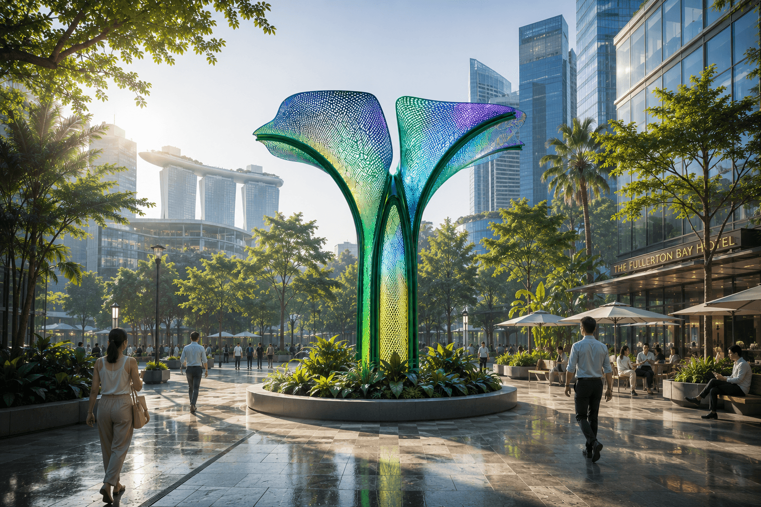 Oxyleaf nature-inspired infrastructure for healthier, more resilient cities